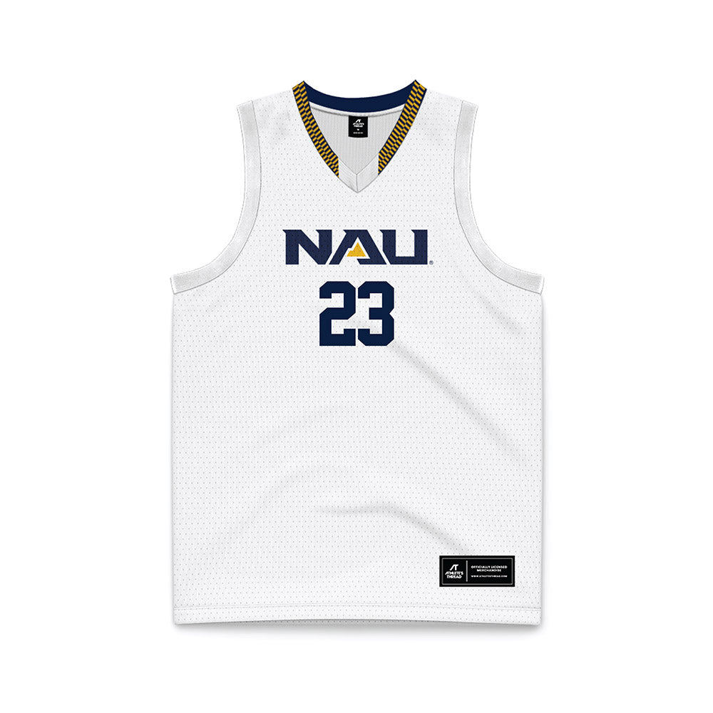 Northern Arizona - NCAA Women's Basketball : Kayla Williams - White Basketball Jersey-0