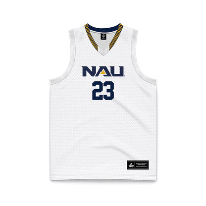 Northern Arizona - NCAA Women's Basketball : Kayla Williams - White Basketball Jersey-0