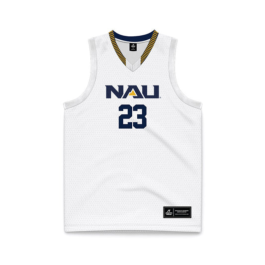 Northern Arizona - NCAA Women's Basketball : Kayla Williams - White Basketball Jersey-0
