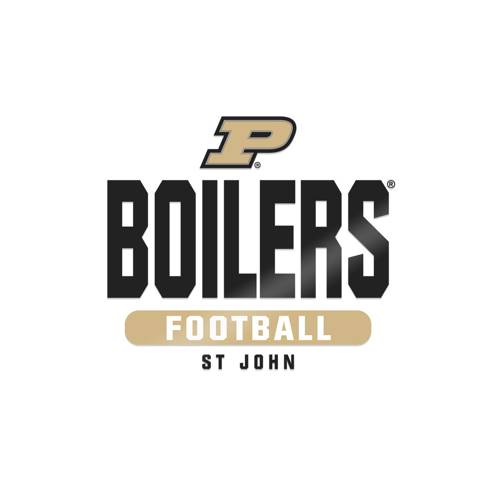Purdue - NCAA Football : Elijah St John - Sticker-0