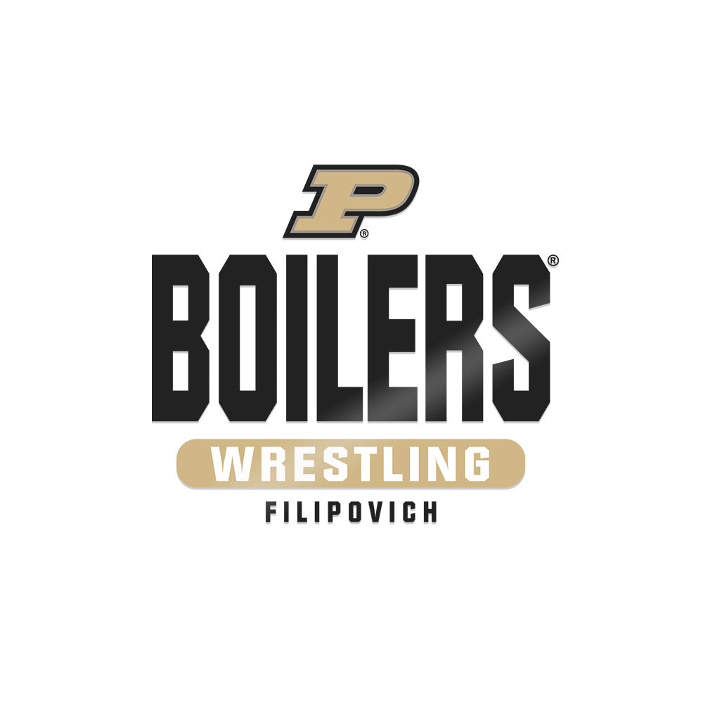 Purdue - NCAA Wrestling : Hayden Filipovich - Sticker-0