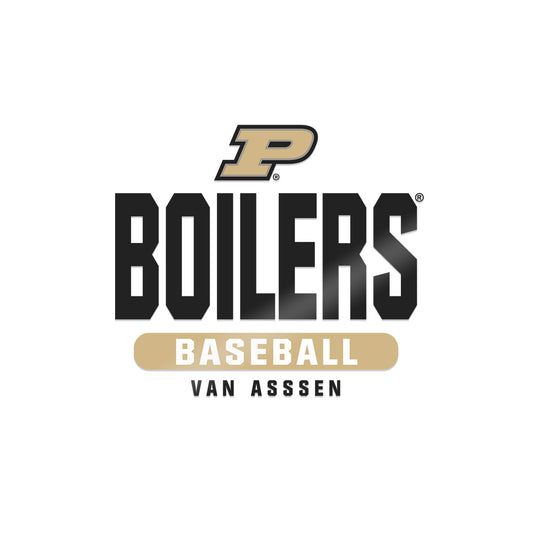 Purdue - NCAA Baseball : Cole Van Asssen - Sticker-0