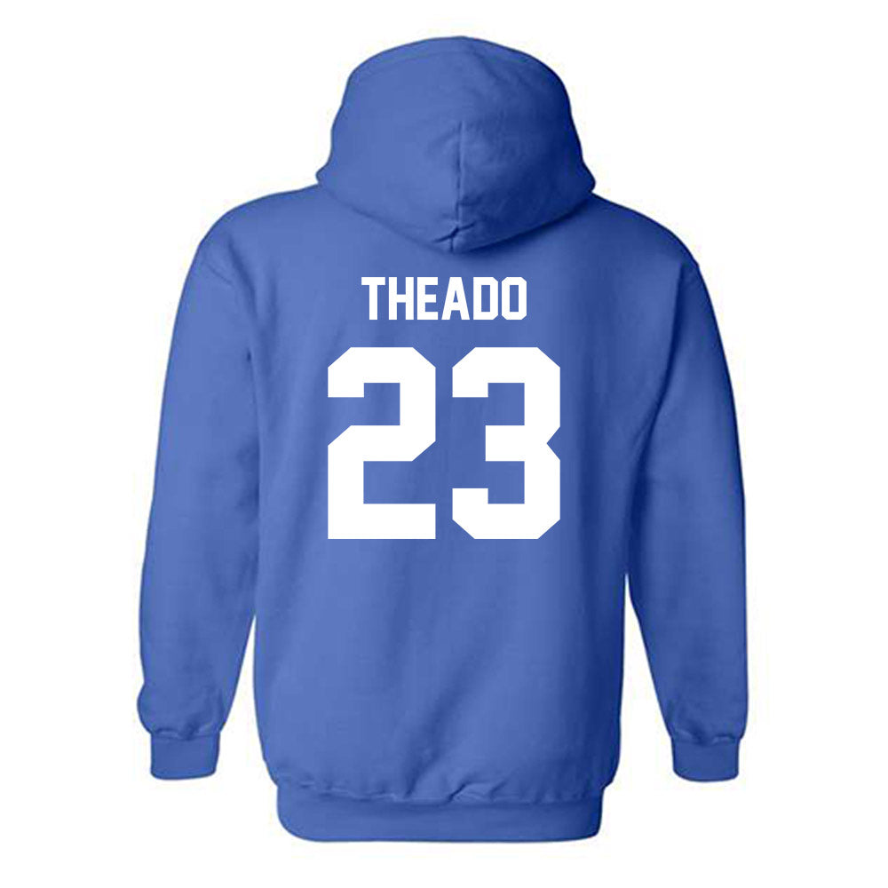 Samford - NCAA Football : David Theado - Classic Shersey Hooded Sweatshirt-1