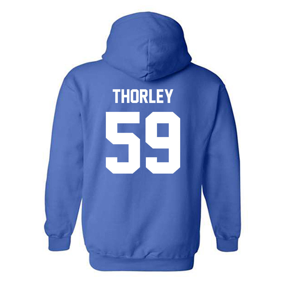 Samford - NCAA Football : Will Thorley - Classic Shersey Hooded Sweatshirt-1