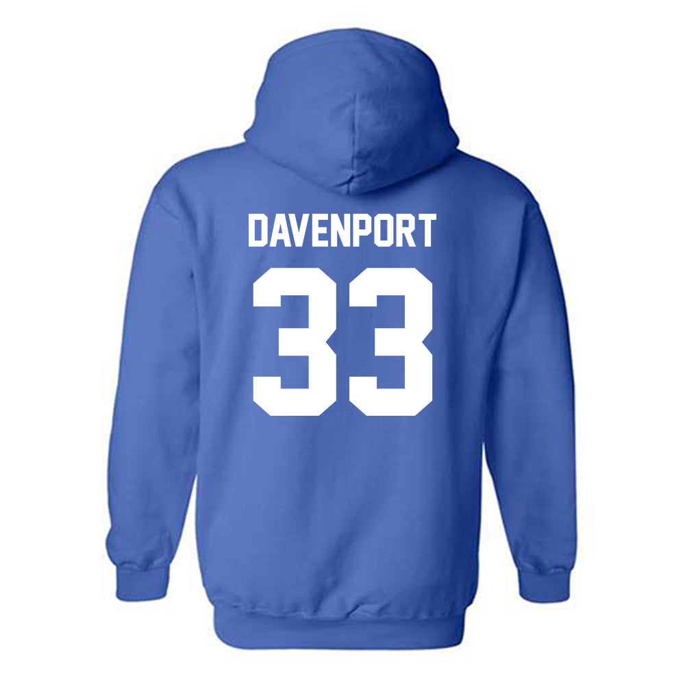 Samford - NCAA Football : Theodore Davenport - Classic Shersey Hooded Sweatshirt