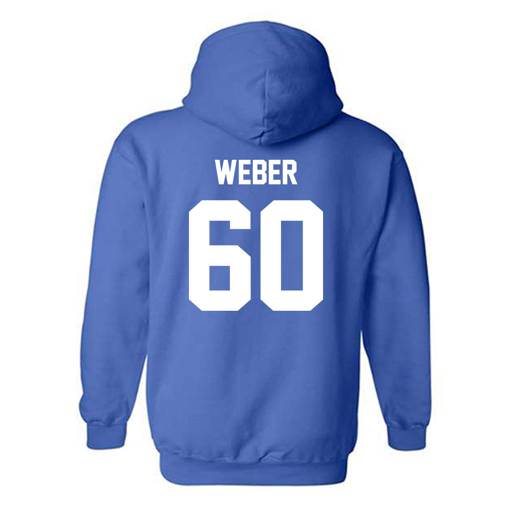 Samford - NCAA Football : Hank Weber - Classic Shersey Hooded Sweatshirt-1