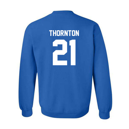 Samford - NCAA Football : Malik Thornton - Classic Shersey Crewneck Sweatshirt-1