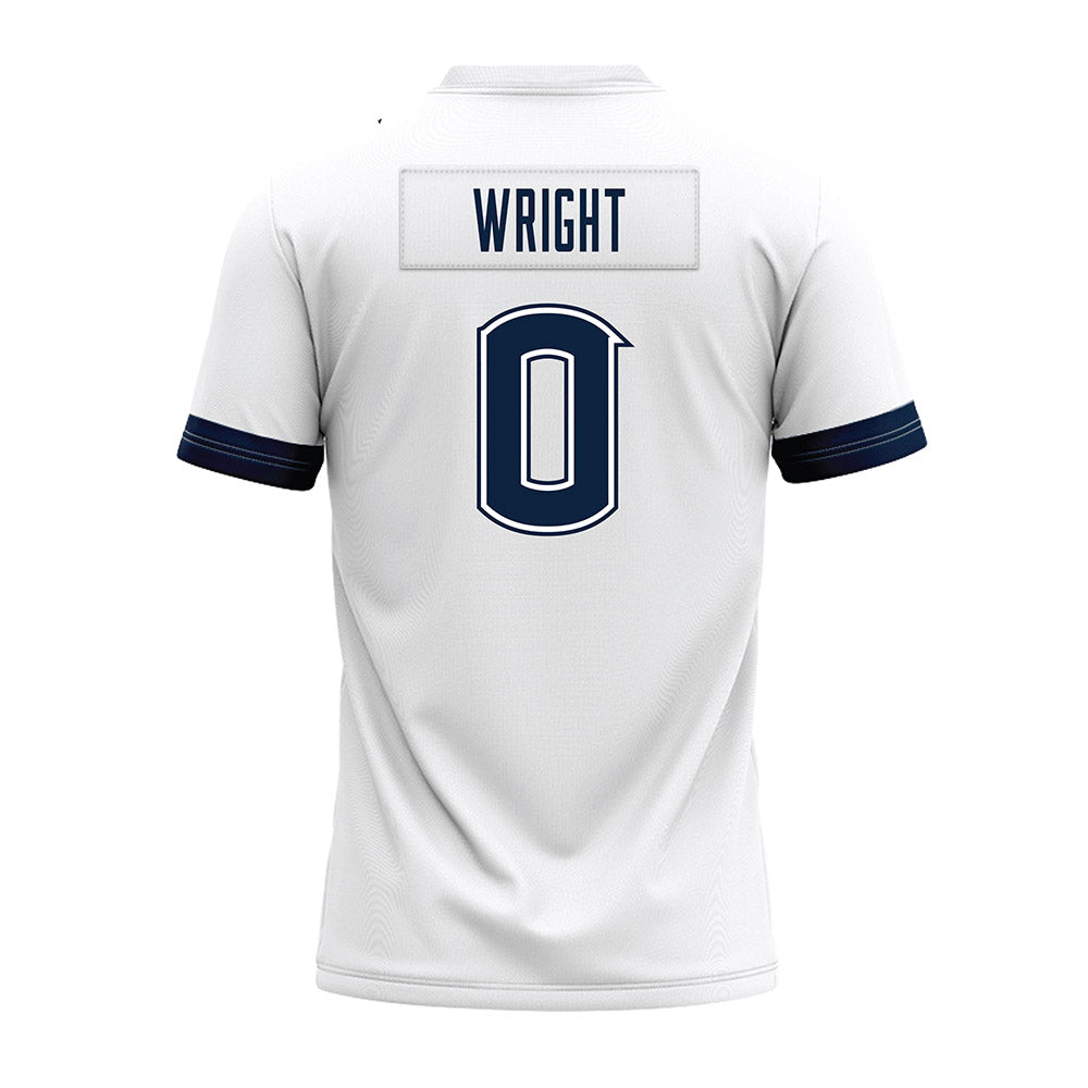 UConn - NCAA Football : Jordan Wright - White Premium Football Jersey-1