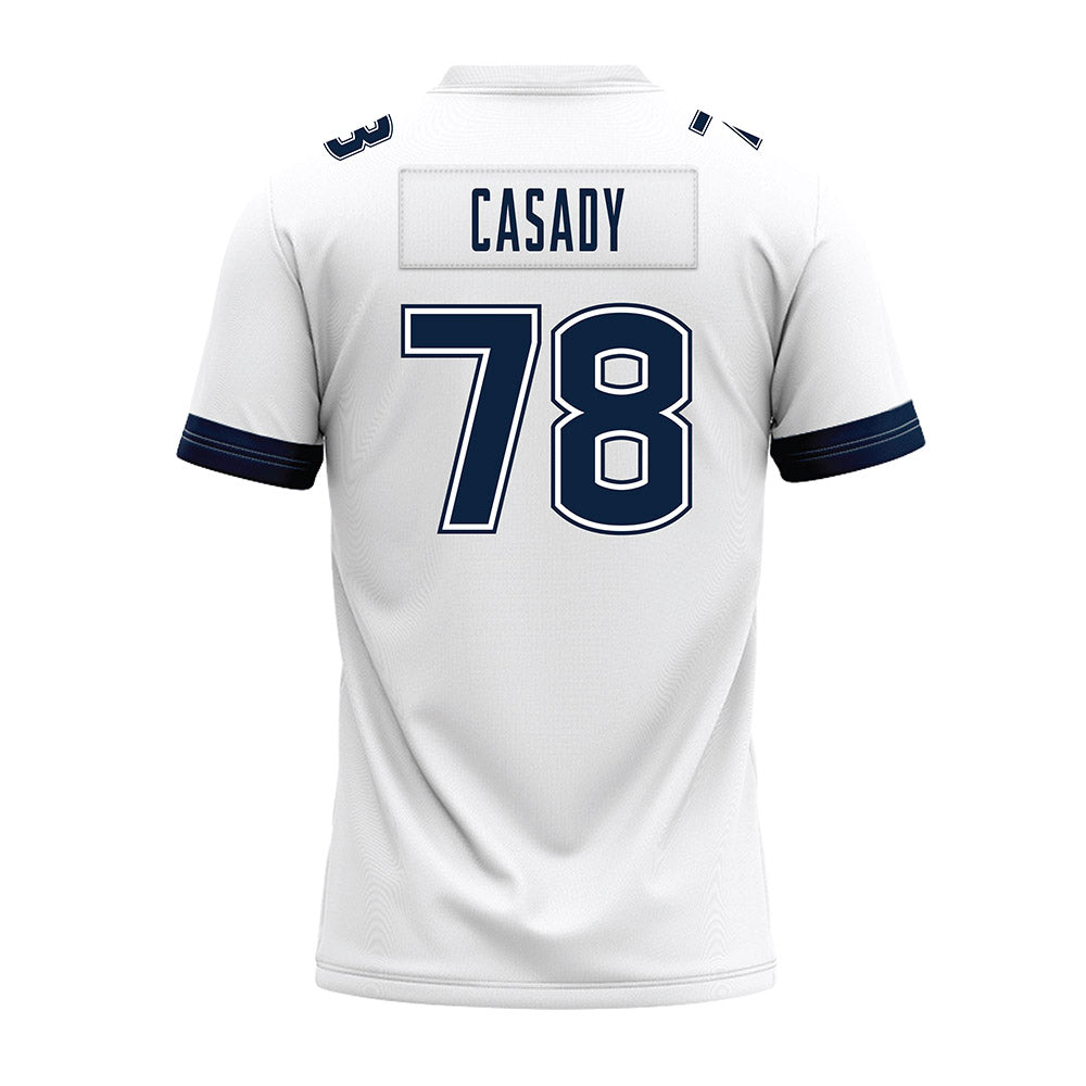 UConn - NCAA Football : Carsten Casady - White Premium Football Jersey