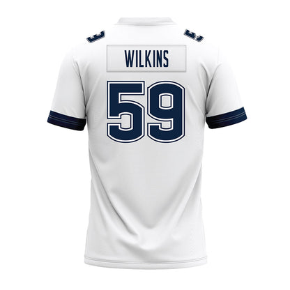 UConn - NCAA Football : Finn Wilkins - White Premium Football Jersey