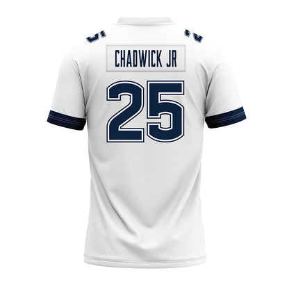 UConn - NCAA Football : Cameron Chadwick Jr - White Premium Football Jersey