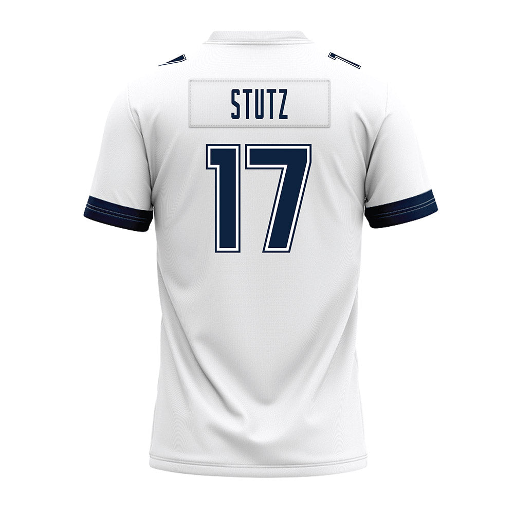 UConn - NCAA Football : Connor Stutz - White Premium Football Jersey