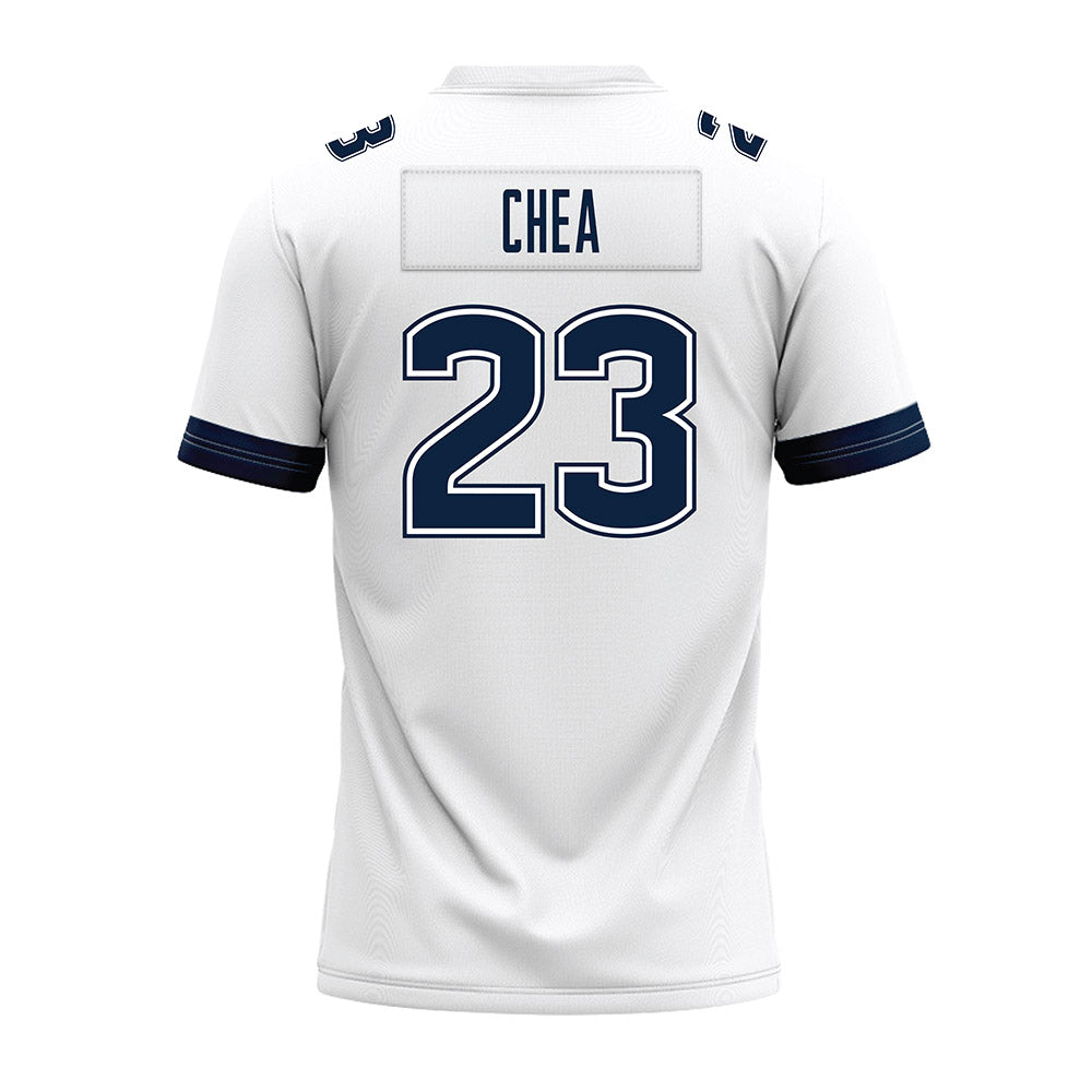 UConn - NCAA Football : Alfred Chea - White Premium Football Jersey