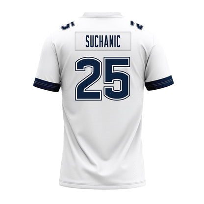 UConn - NCAA Football : Saxton Suchanic - White Premium Football Jersey-1