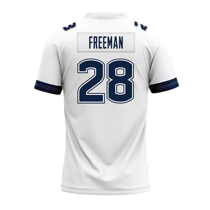 UConn - NCAA Football : Christopher Freeman - White Premium Football Jersey