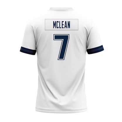 UConn - NCAA Football : Malachi Mclean - White Premium Football Jersey