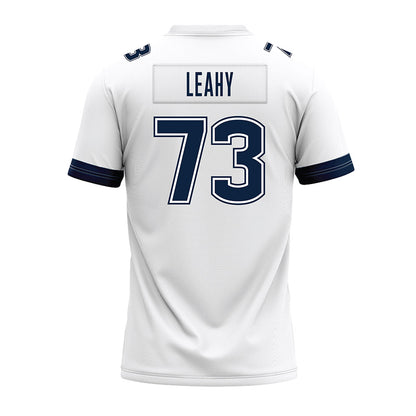 UConn - NCAA Football : Charley Leahy - White Premium Football Jersey-1