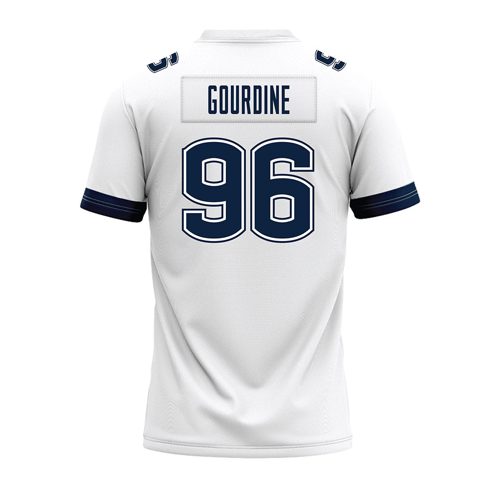 UConn - NCAA Football : Dal'Mont Gourdine - White Premium Football Jersey