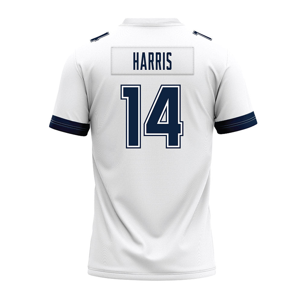 UConn - NCAA Football : Nick Harris - White Premium Football Jersey