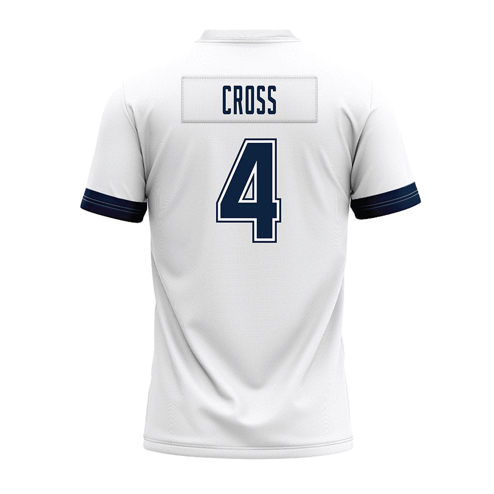 UConn - NCAA Football : Stanley Cross - White Premium Football Jersey