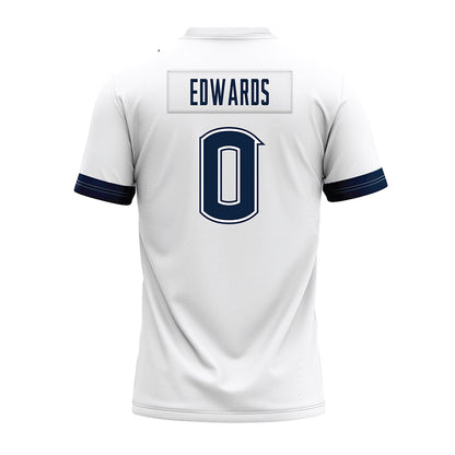 UConn - NCAA Football : Cam Edwards - White Premium Football Jersey