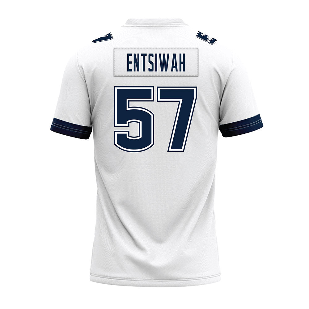 UConn - NCAA Football : Ed Entsiwah - White Premium Football Jersey-1