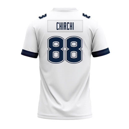 UConn - NCAA Football : Nader Chirchi - White Premium Football Jersey