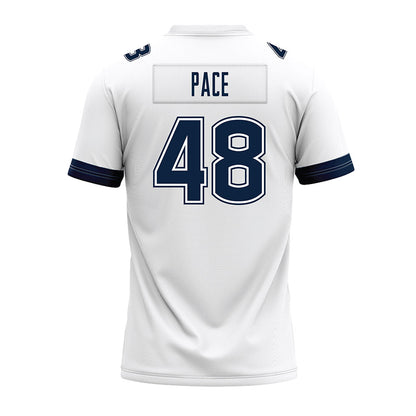 UConn - NCAA Football : Connor Pace - White Premium Football Jersey