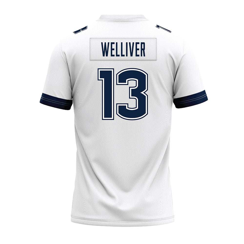 UConn - NCAA Football : Cole welliver - White Premium Football Jersey