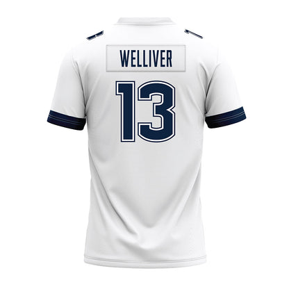 UConn - NCAA Football : Cole welliver - White Premium Football Jersey