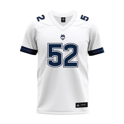 UConn - NCAA Football : Deron McLaughlin - White Premium Football Jersey