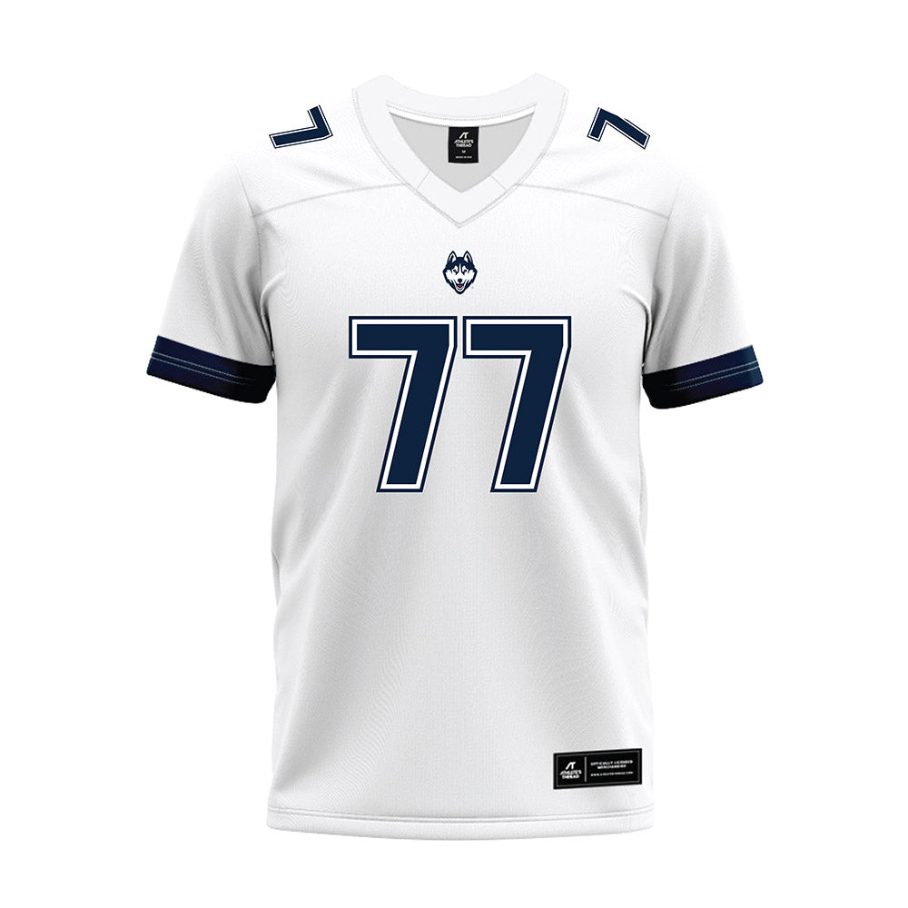 UConn - NCAA Football : Benjamin Murawski - White Premium Football Jersey