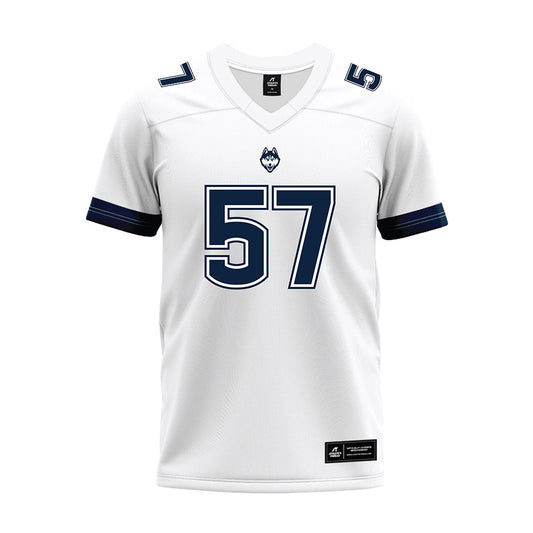 UConn - NCAA Football : Ed Entsiwah - White Premium Football Jersey-0