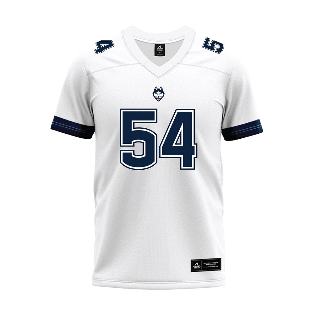 UConn - NCAA Football : Jake Kiernan - White Premium Football Jersey