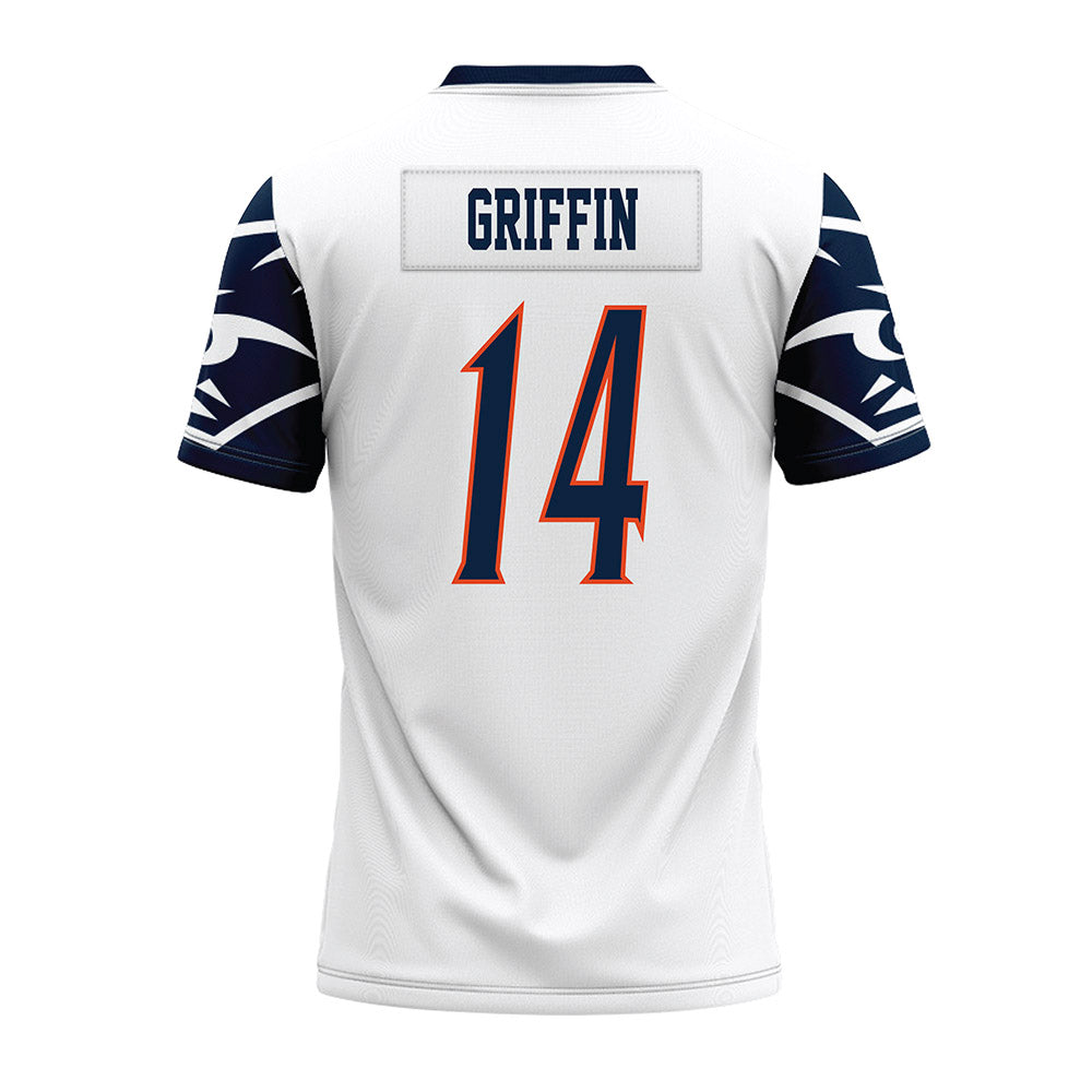 UTSA - NCAA Football : Dywan Griffin - White Premium Football Jersey