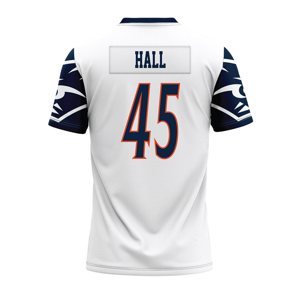 UTSA - NCAA Football : Mason Hall - White Premium Football Jersey