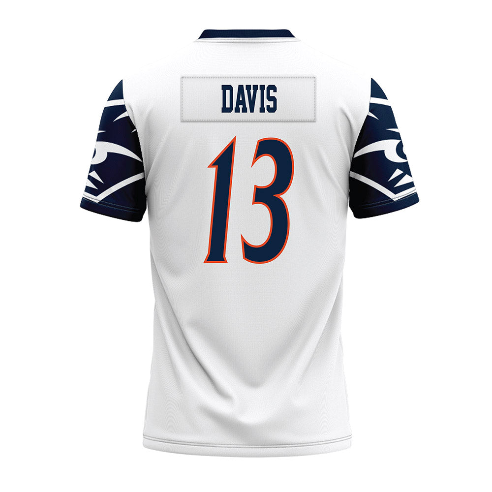 UTSA - NCAA Football : Dematrius Davis - White Premium Football Jersey