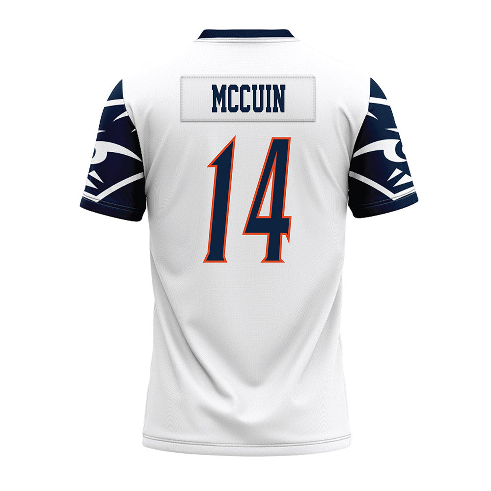 UTSA - NCAA Football : Devin McCuin - White Premium Football Jersey