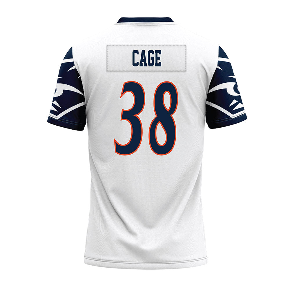 UTSA - NCAA Football : Quinton Cage - White Premium Football Jersey