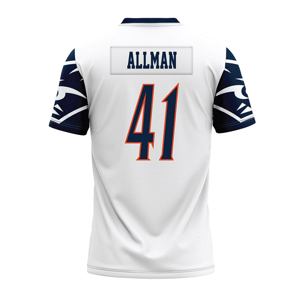 UTSA - NCAA Football : Daron Allman - White Premium Football Jersey