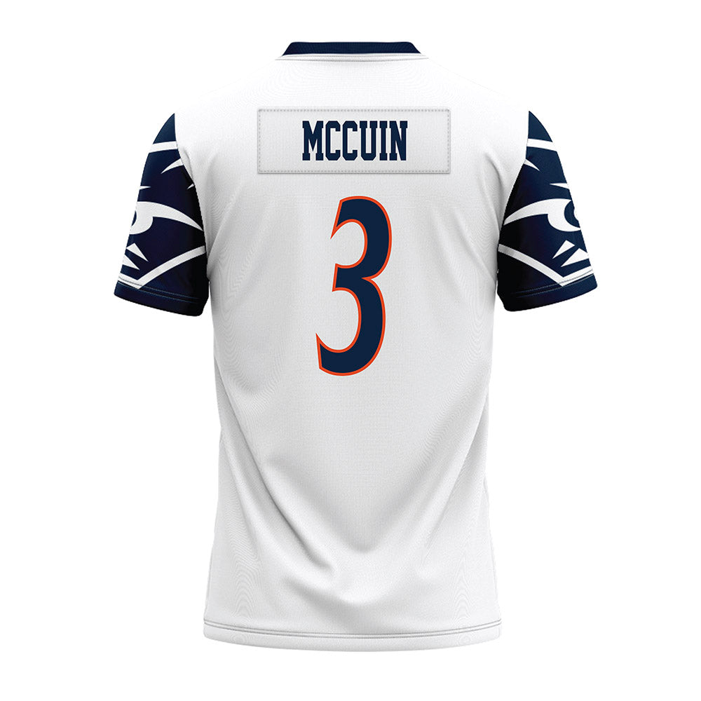 UTSA - NCAA Football : Devin McCuin - White Premium Football Jersey