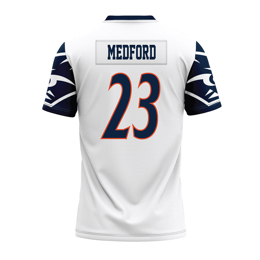 UTSA - NCAA Football : Grayson Medford - White Premium Football Jersey