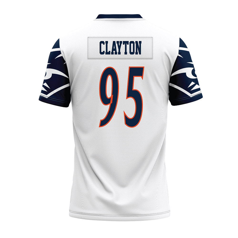 UTSA - NCAA Football : Christian Clayton - White Premium Football Jersey