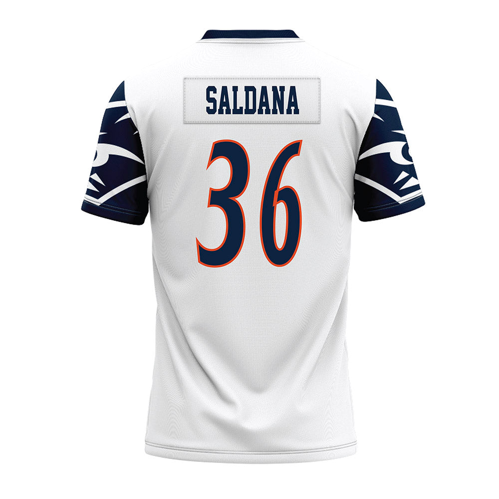 UTSA - NCAA Football : Ezekiel Saldana - White Premium Football Jersey