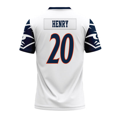 UTSA - NCAA Football : Robert Henry - White Premium Football Jersey