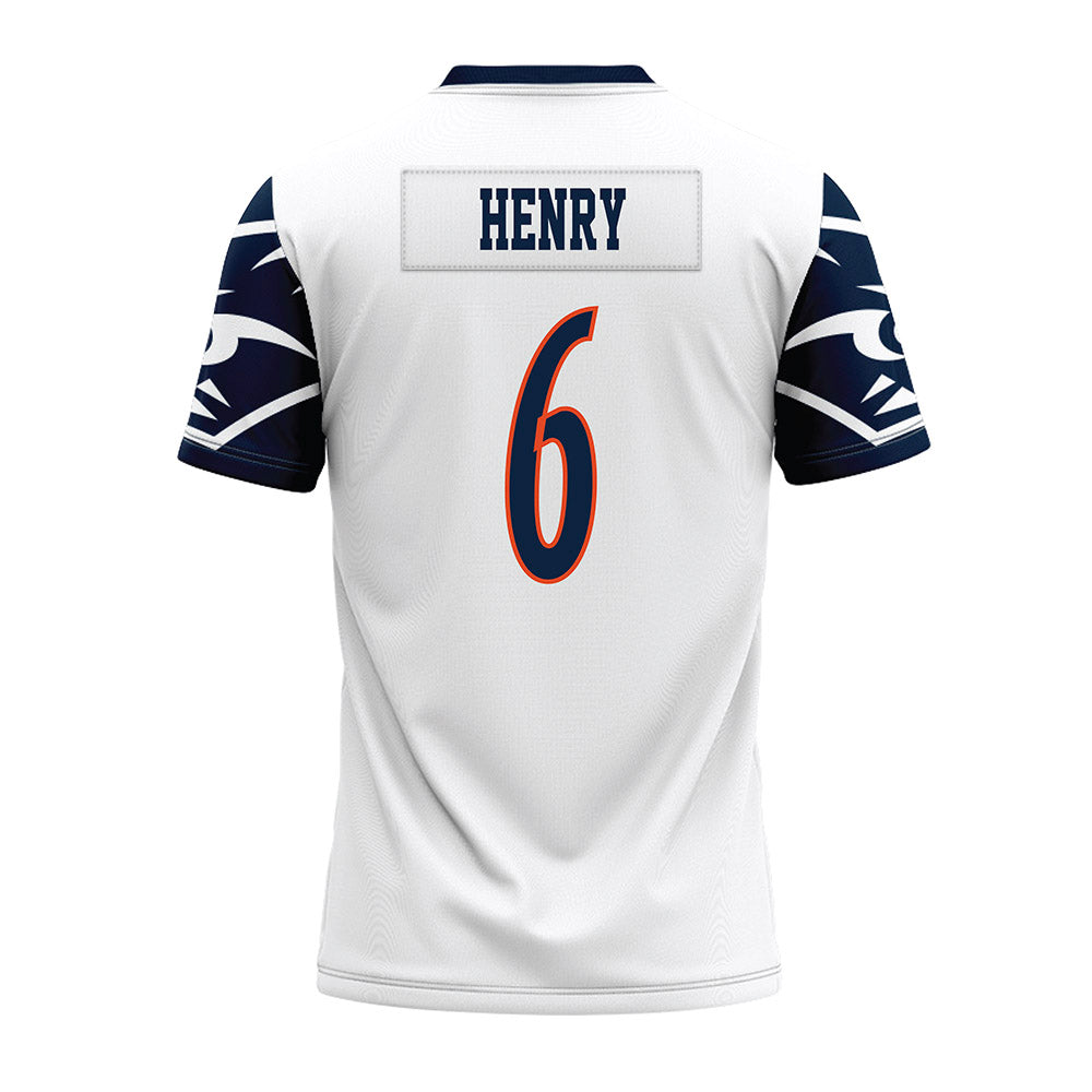 UTSA - NCAA Football : Robert Henry - White Premium Football Jersey