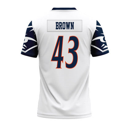 UTSA - NCAA Football : Kaleb Brown - White Premium Football Jersey