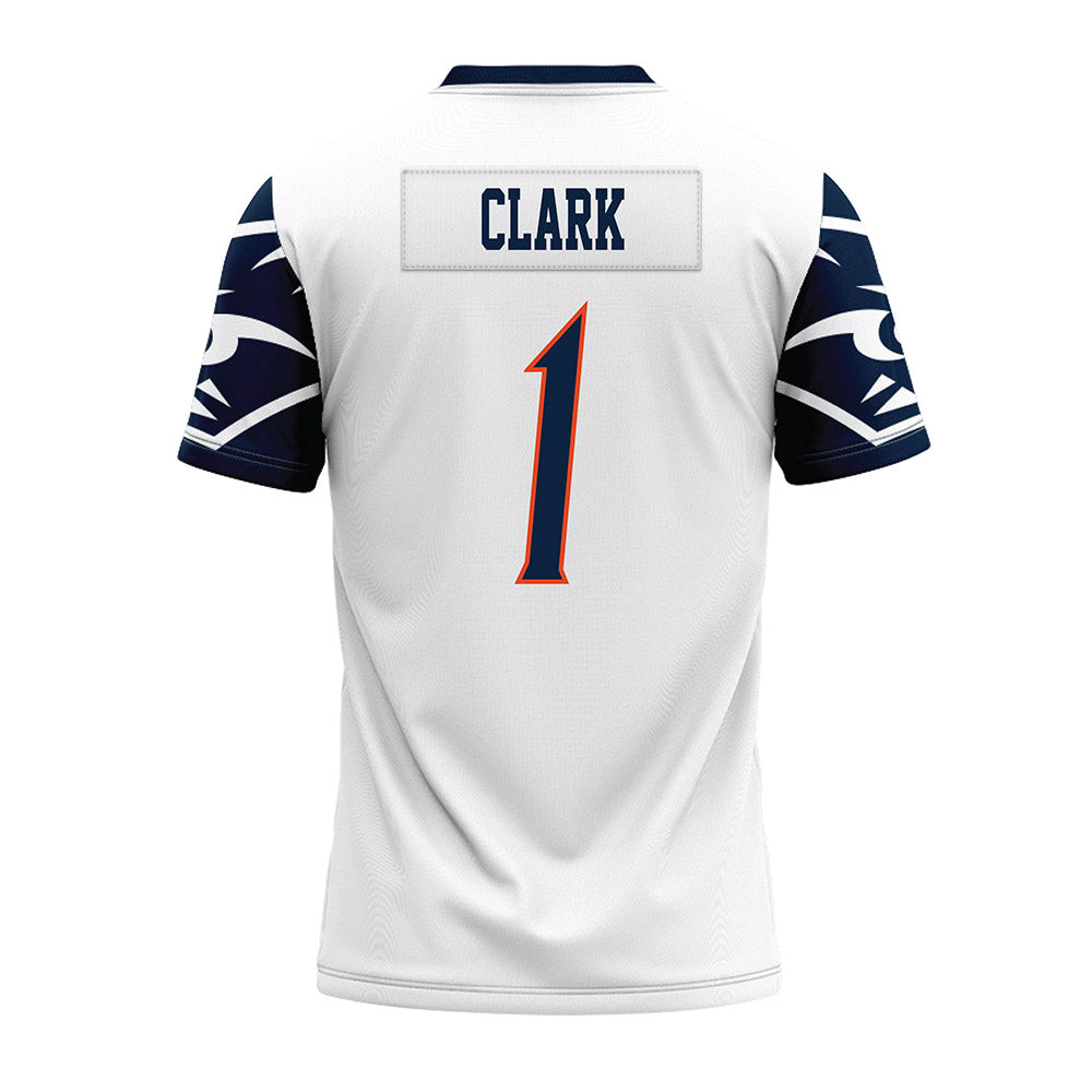 UTSA - NCAA Football : De'Corian Clark - White Premium Football Jersey