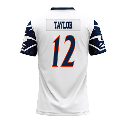 UTSA - NCAA Football : Donyai Taylor - White Premium Football Jersey