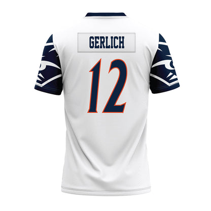 UTSA - NCAA Football : Max Gerlich - White Premium Football Jersey-1